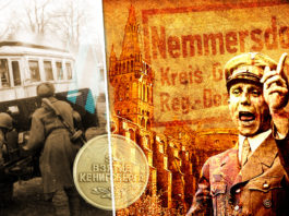 Жертвы Неммерсдорфа в Восточной Пруссии: пропаганда по Геббельсу живёт. Коллаж © HistoryLost.Ru