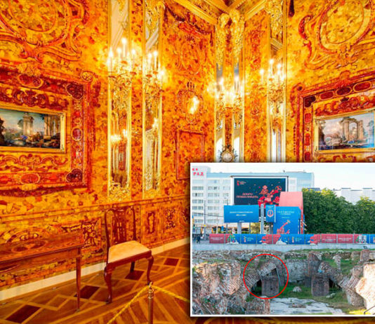 Янтарная комната находится в Калининграде под фан-зоной ЧМ-2018 по футболу? Похоронена ли легендарная русская Янтарная комната стоимостью 225 миллионов фунтов стерлингов, разграбленная нацистами, под фан-зоной чемпионата мира по футболу?